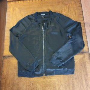 Wet Seal Black Zip Up